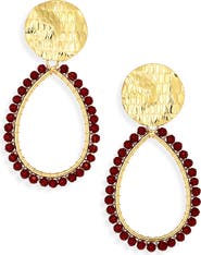 Panacea Beaded Teardrop Earrings