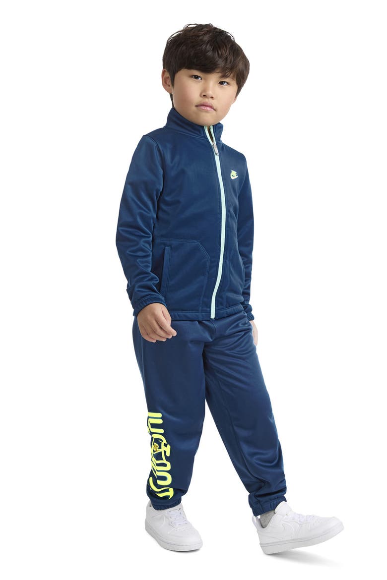 Kids' Full Zip Jacket & Joggers Set, Alternate, color, BLUE FORCE