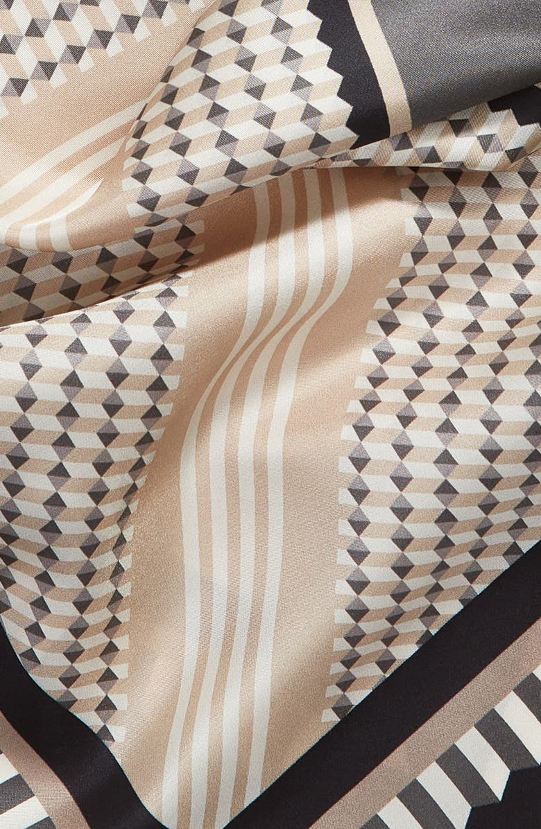 Nordstrom Print Silk Square Scarf, Alternate, color,