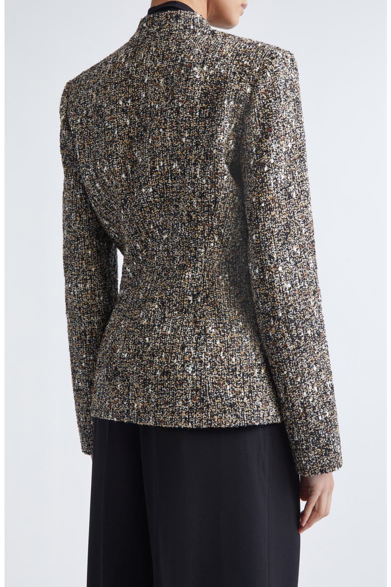 Bouclé Tweed Jacket, Alternate, color, BLACK ECRU MULTI
