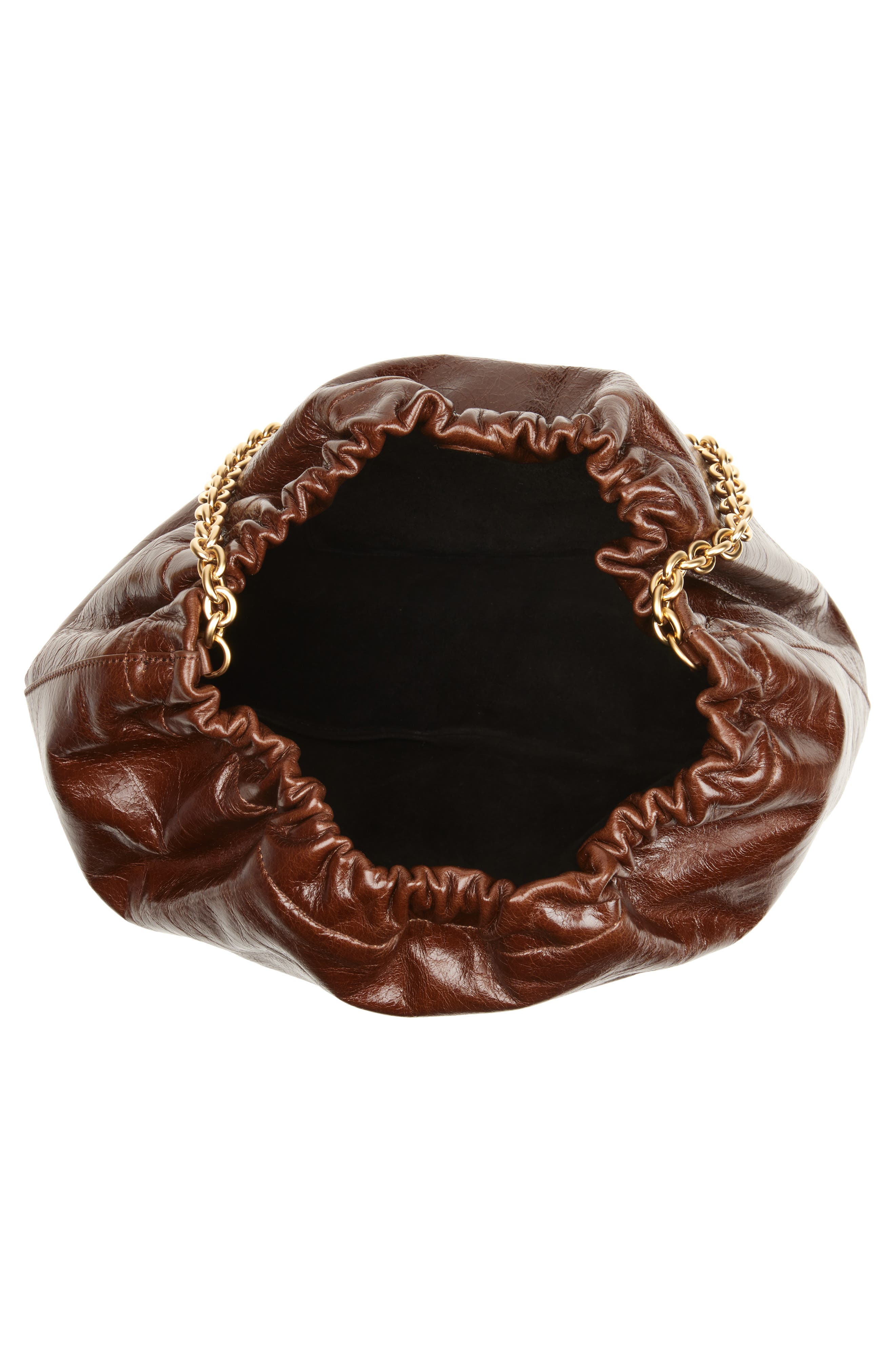 Reformation Dahlia Leather Tote, Alternate, color, Mocha Leather