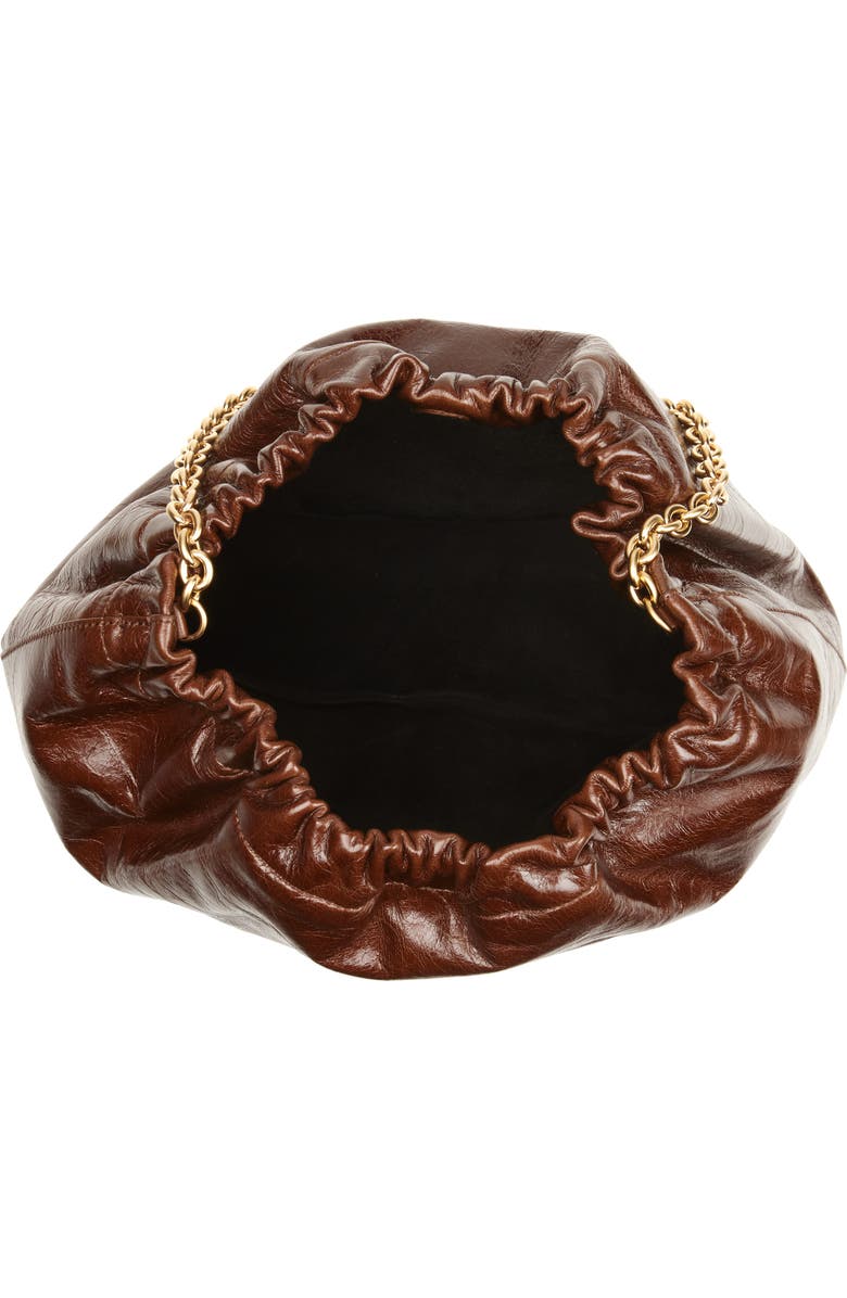 Reformation Dahlia Leather Tote, Alternate, color, Mocha Leather