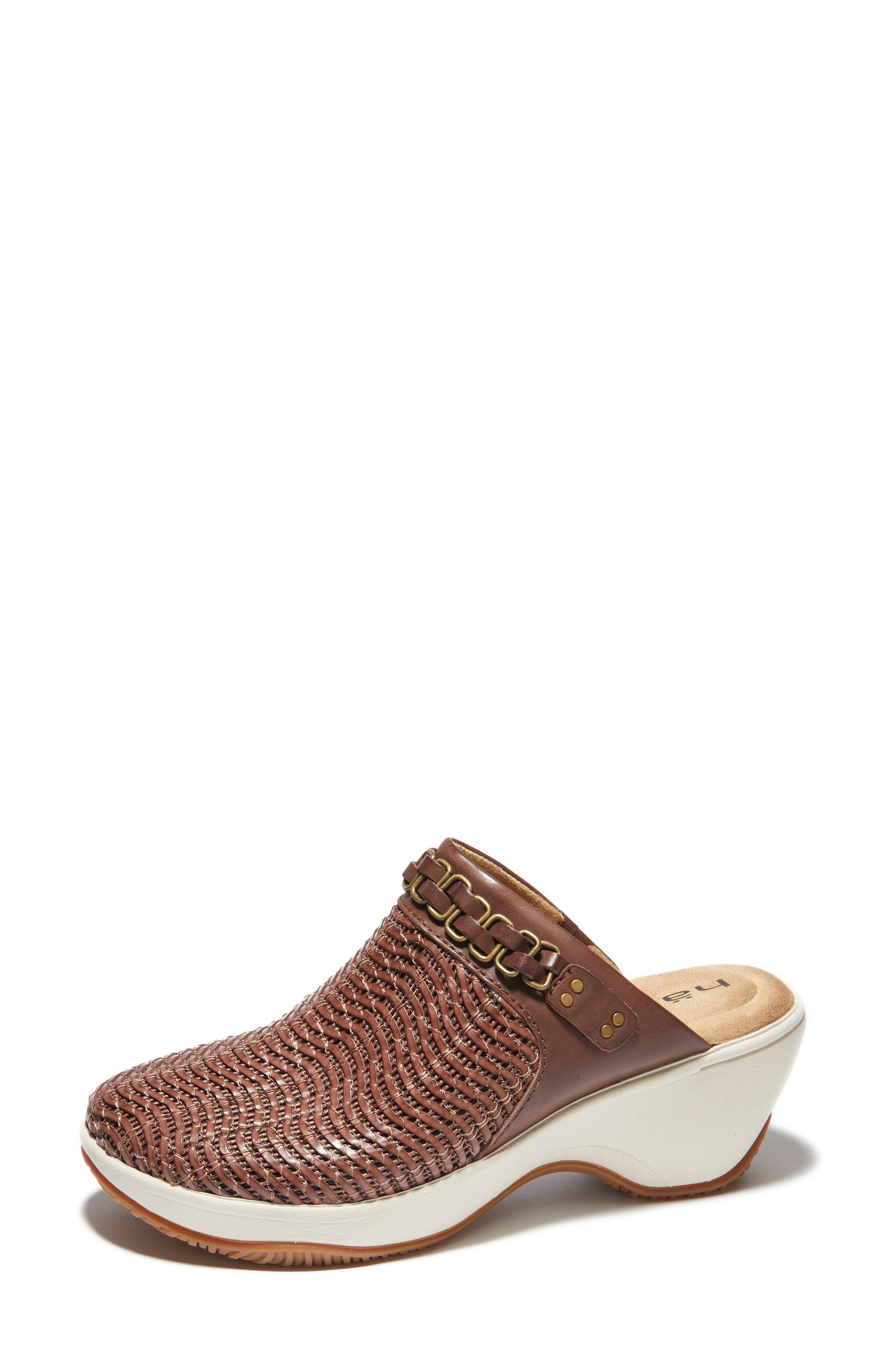 Chloe Clog, Alternate, color, DARK BROWN