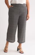 MAX STUDIO Wide Leg Crop Crepe Pants