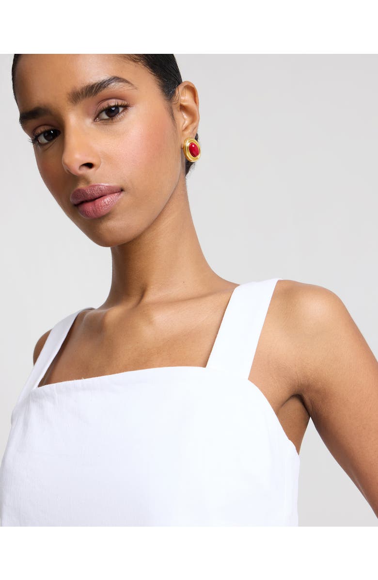 Onia Open Back Shell Top, Alternate, color, White