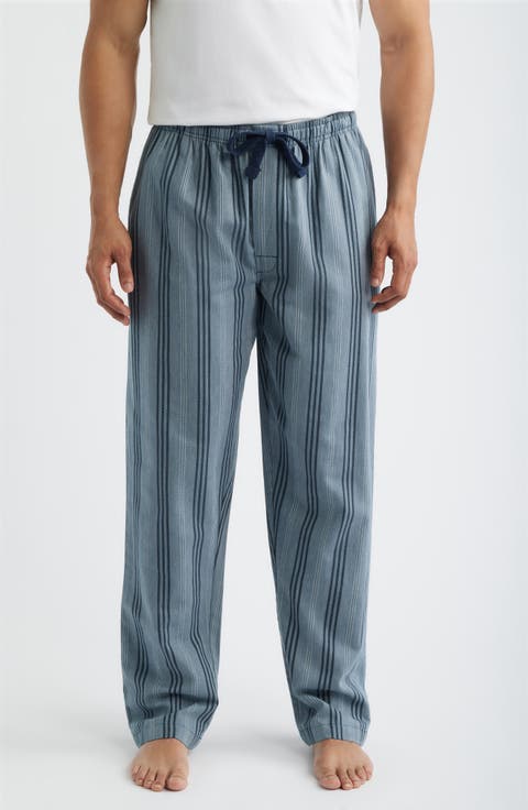 Saltwater Stripe Woven Cotton Lounge Pants
