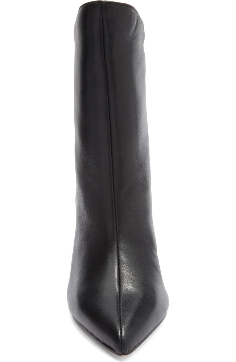 Steve Madden Sierah Pointed Toe Bootie, Alternate, color, Black Leather
