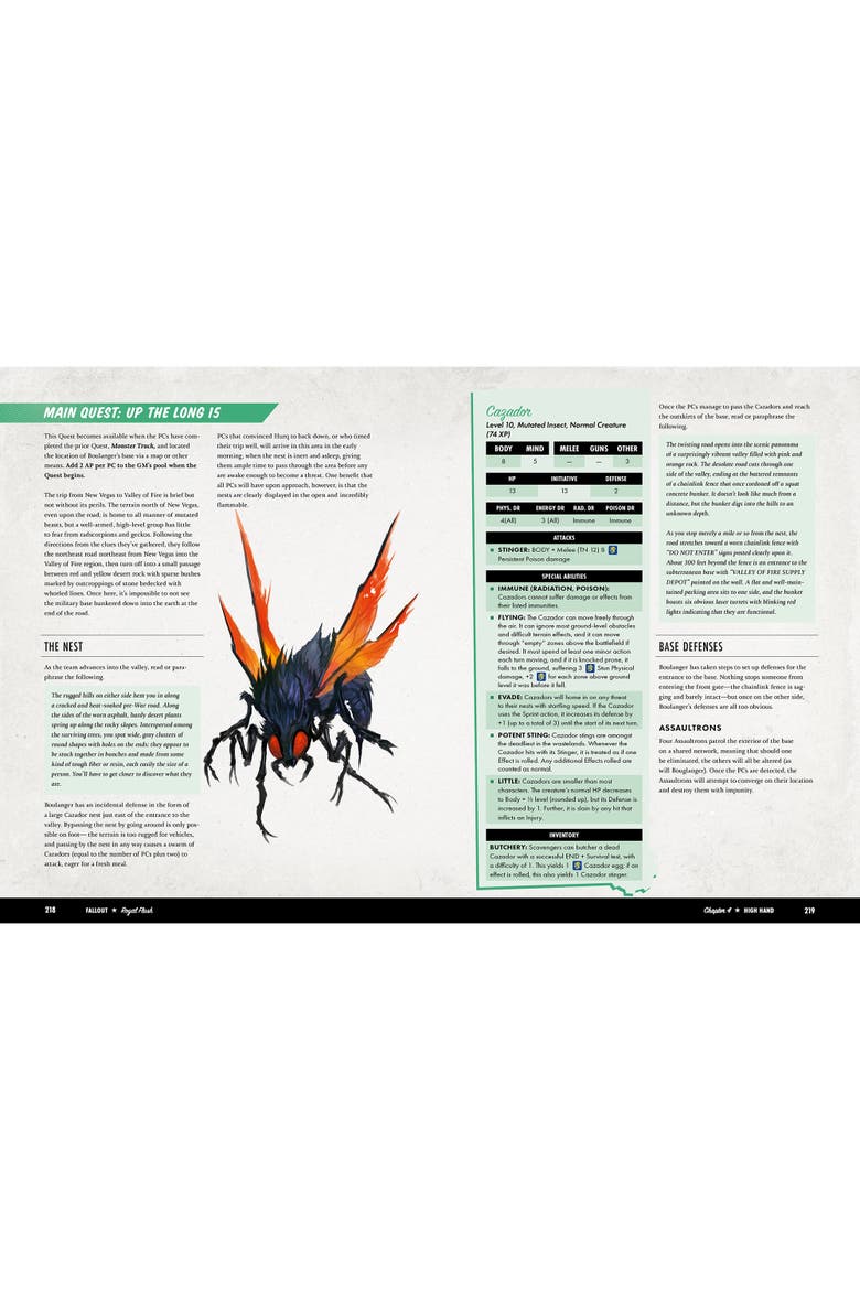 Modiphius Entertainment Fallout The Roleplaying Game - Royal Flush Quest Book, Alternate, color, Multicolored
