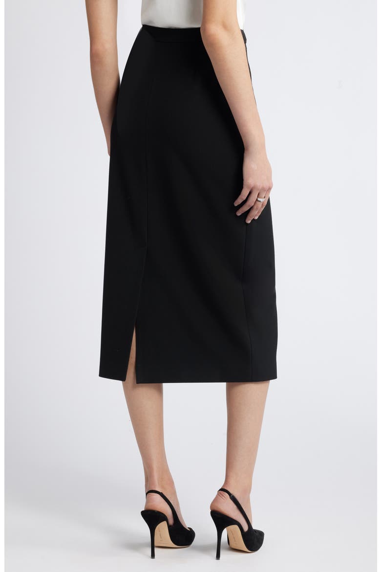 Stretch Pencil Skirt, Alternate, color, BLACK