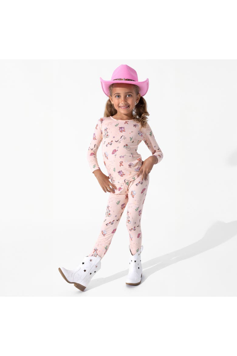 Kids' Cowgirl Set of 2 Piece Pajamas, Alternate, color, Cowgirl