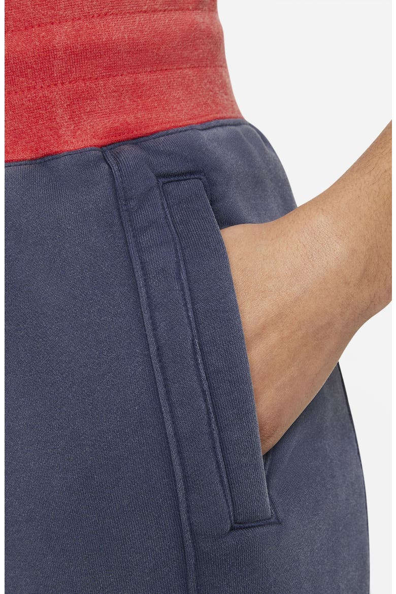Flight Fleece Shorts, Alternate, color, MIDNIGHT NAVY/ RED