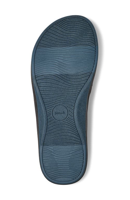 Sanuk Cosmic Seas Water Friendly Flip Flop In Gray