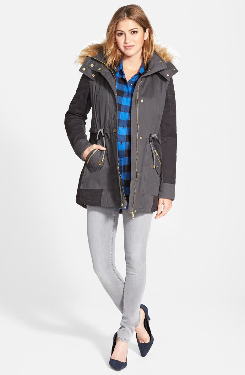 Sandra Plaid Cotton Flannel Boyfriend Shirt, Alternate, color, 