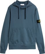 Stone Island Logo Patch Cotton Hoodie
