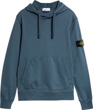 Stone Island Logo Patch Cotton Hoodie