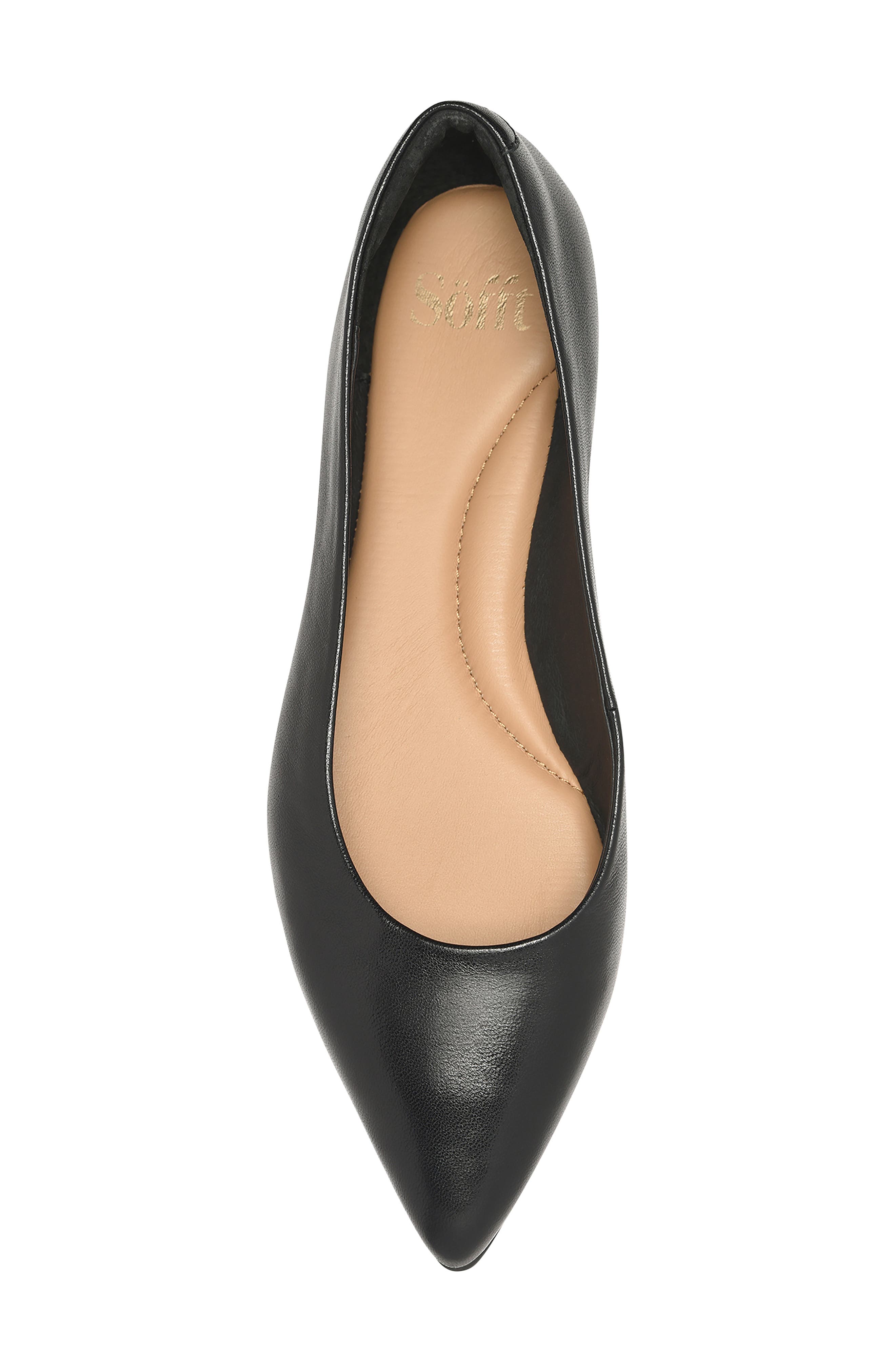 Madrid Skimmer Flat, Alternate, color, BLACK