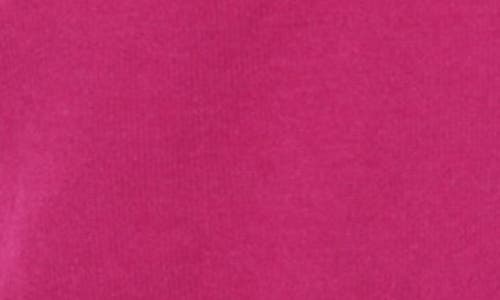 Rain And Rose Shoulder Zip Crewneck Sweater In Pink