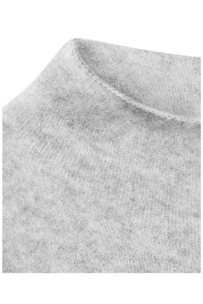 Wool Mock Neck Sweater Vest, Alternate, color, GREY