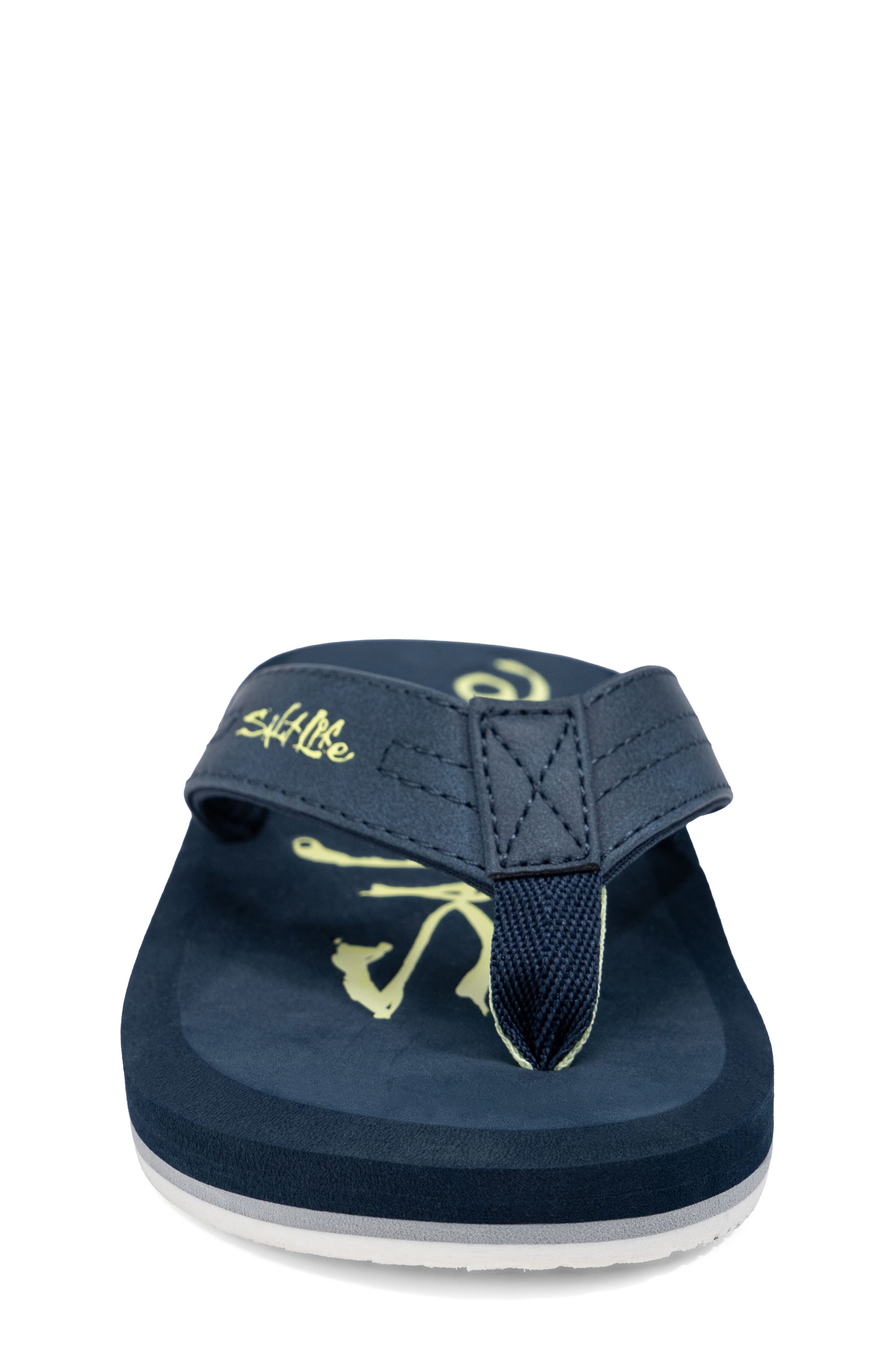 Kids' The Skiff Flip Flop, Alternate, color, NAVY