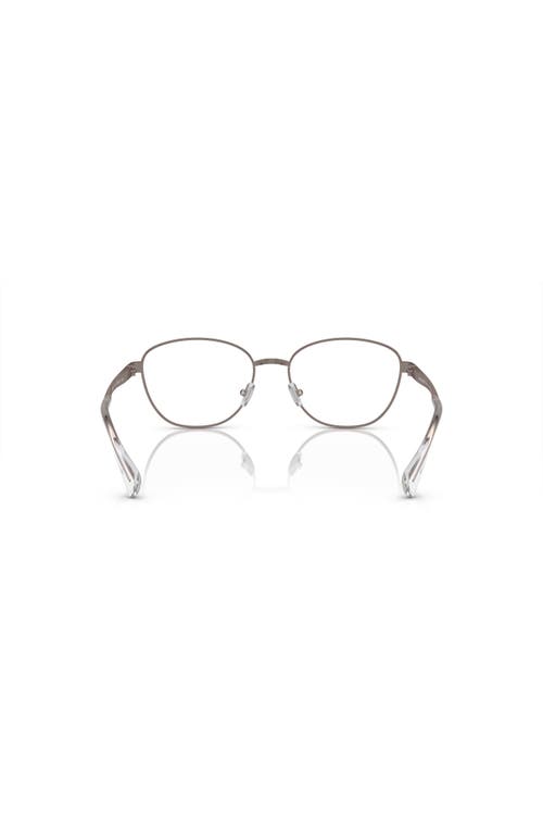 Ralph 52mm Oval Optical Glasses In Brown