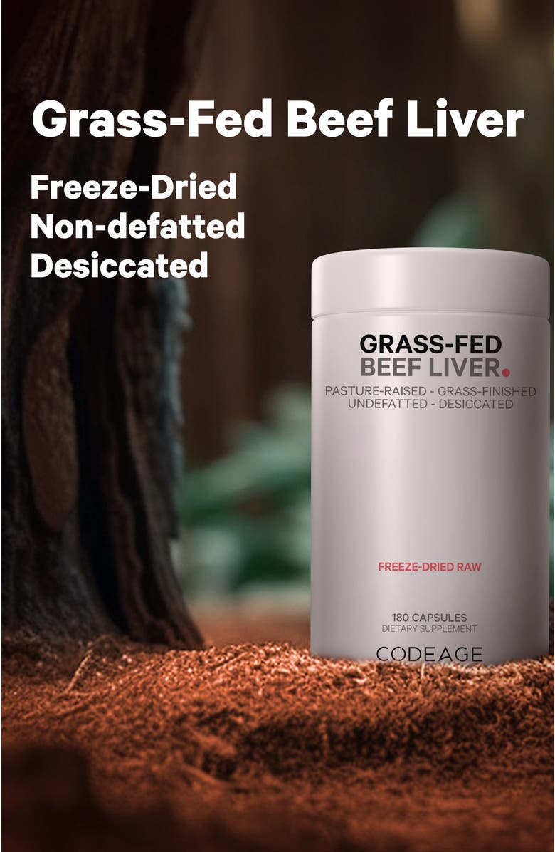 Codeage Grass-Fed Beef Liver Glandular Supplement, Alternate, color, 