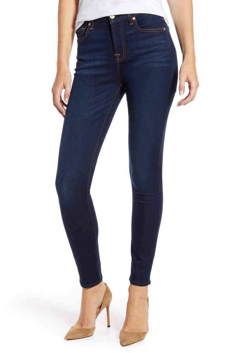 Slim Illusion High Waist Ankle Skinny Jeans, Main, color, SLIM ILLUSION TRIED AND TRUE