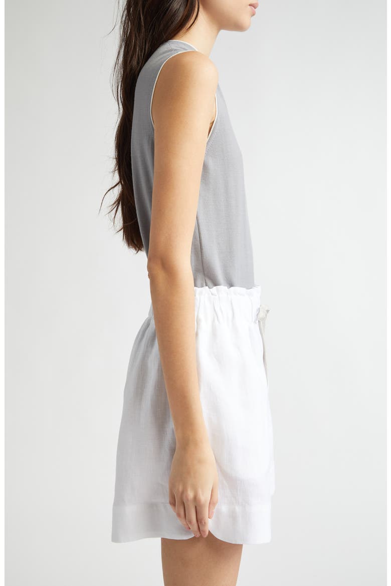 Merino Wool Tank Top, Alternate, color, DUST AND WHITE