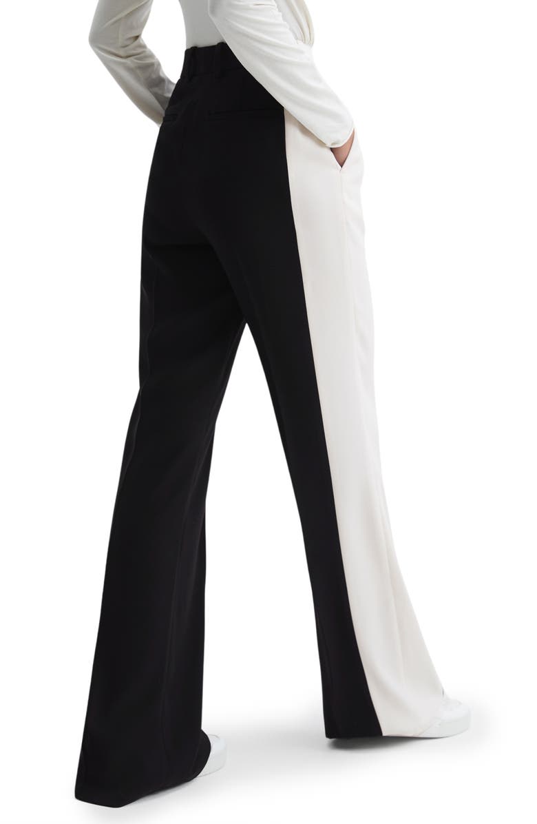 Reiss Saffron Colorblock High Waist Wide Leg Pants, Alternate, color,
