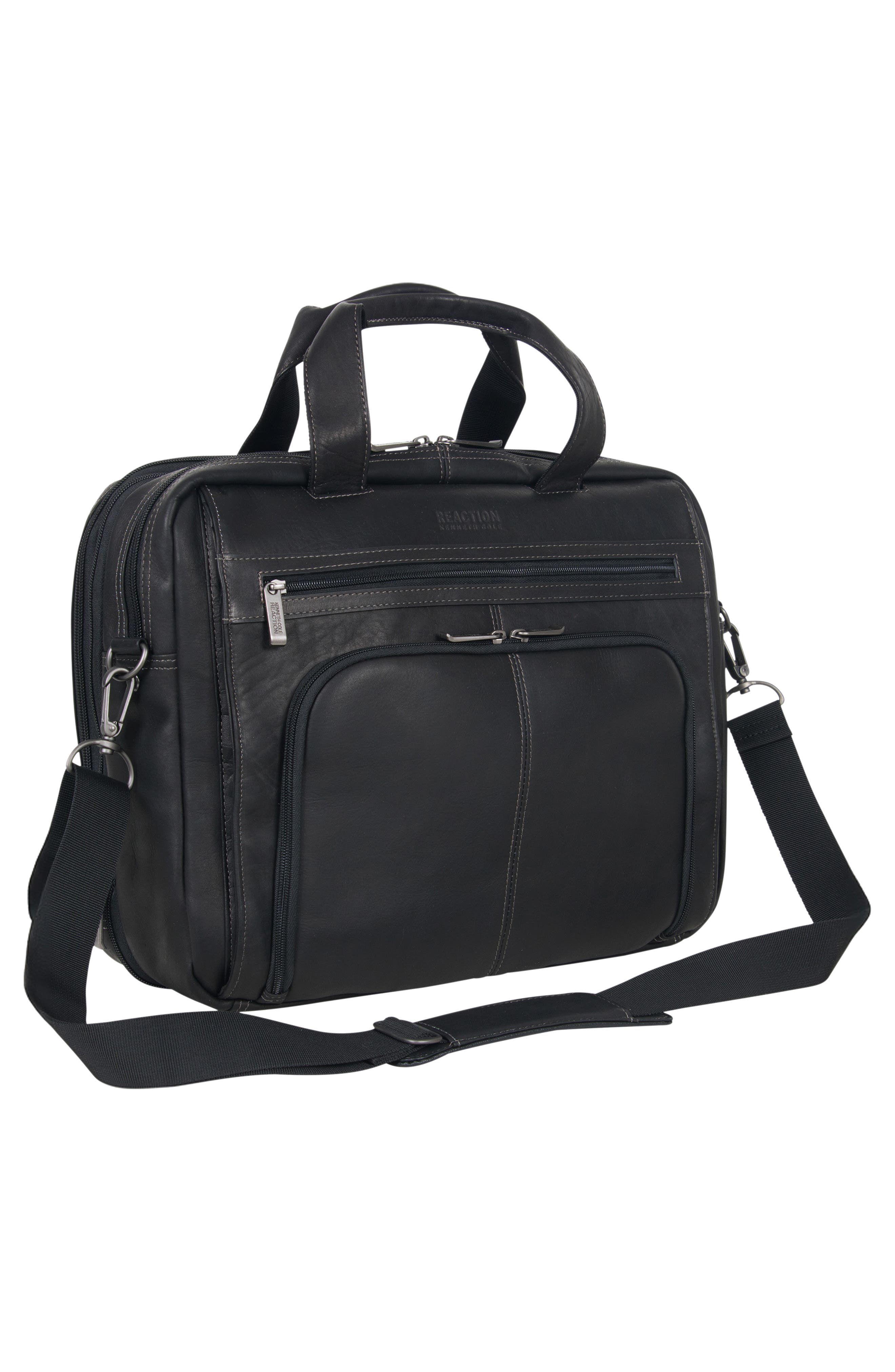 Kenneth Cole Colombian Leather, Alternate, color, Black