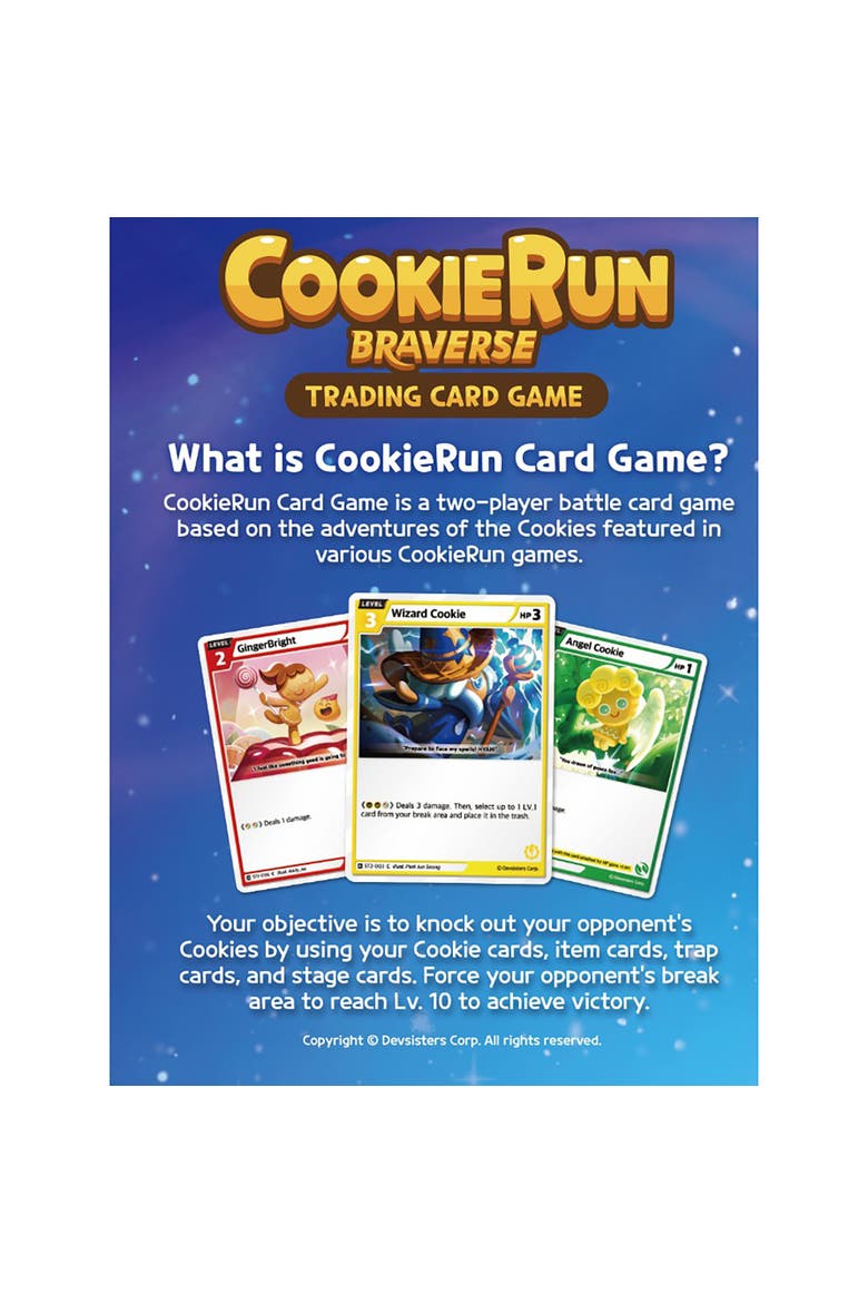 CookieRun Braverse Trading Card Game, Brave Beginning Booster Display, Alternate, color, Multicolored