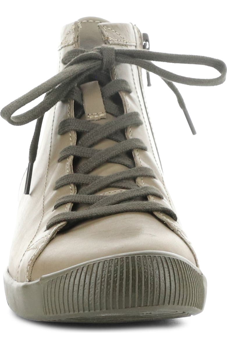 Softinos by Fly London Ibbi Lace-Up Sneaker, Alternate, color, 030 Sludge Supple Le