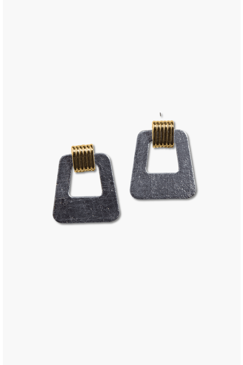 Avery Earrings, Main, color, Vintage Silver Mixed Metal