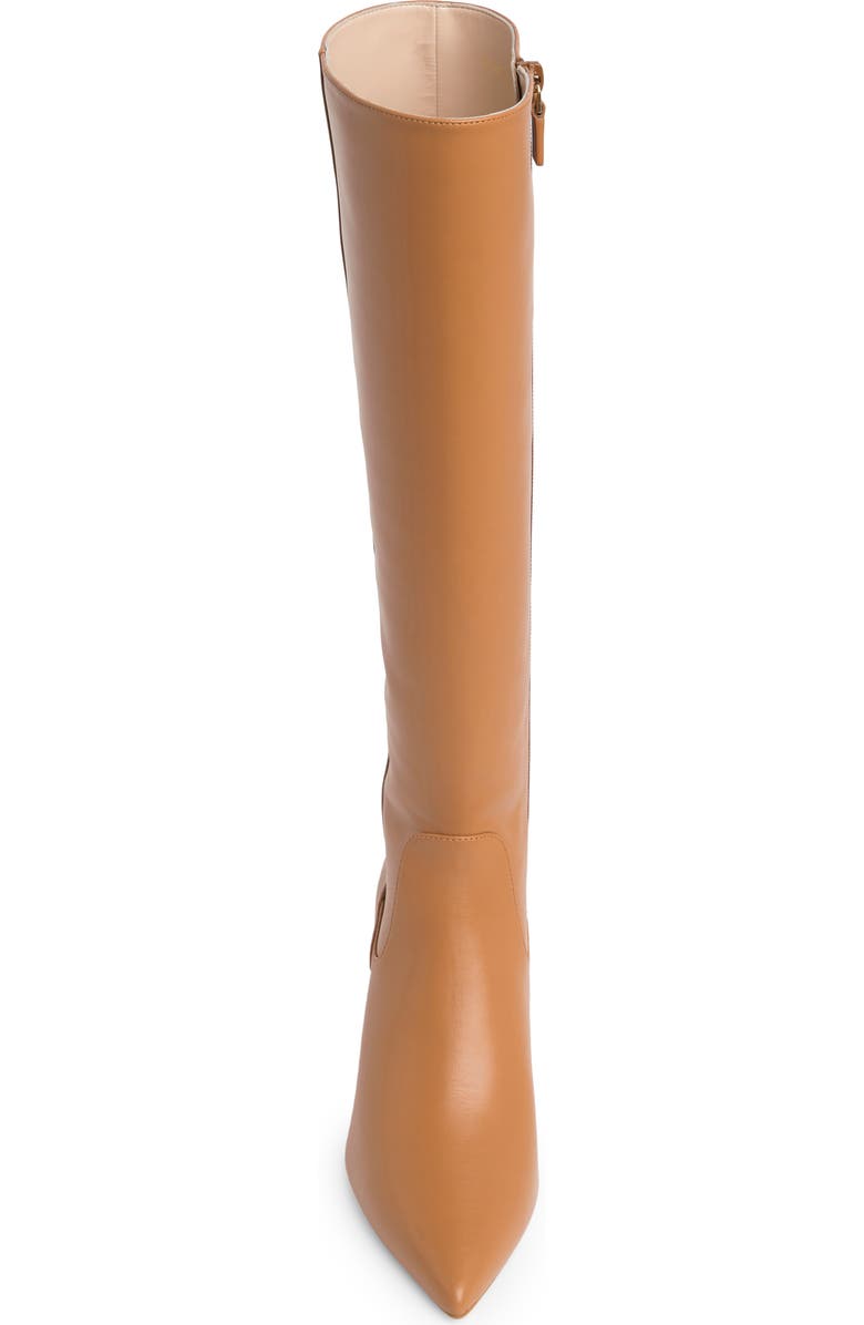 Stuart Weitzman Renegade Block Heel Boot, Alternate, color, Almond