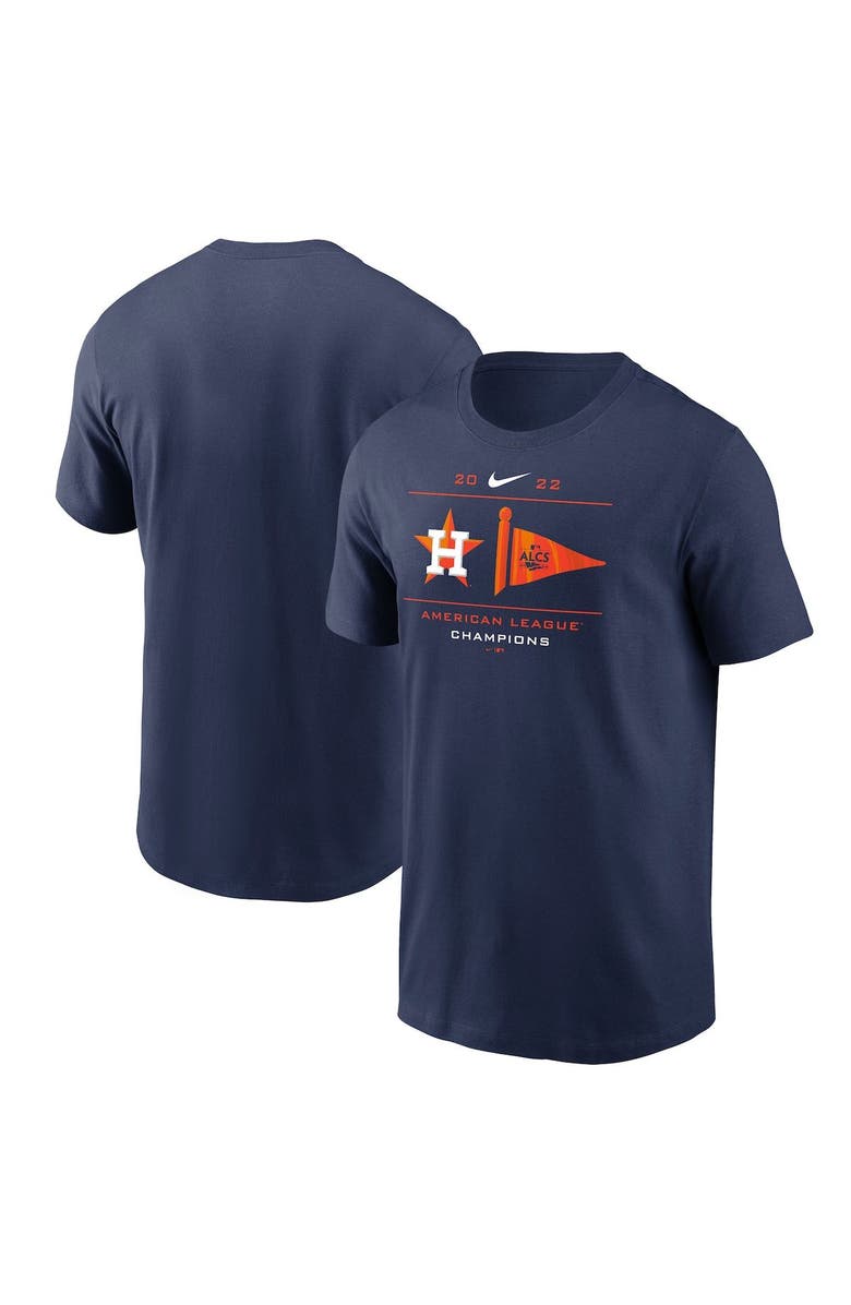 Nike Men's Nike Navy Houston Astros 2022 American League Champions Pennant T-Shirt, Main, color, 