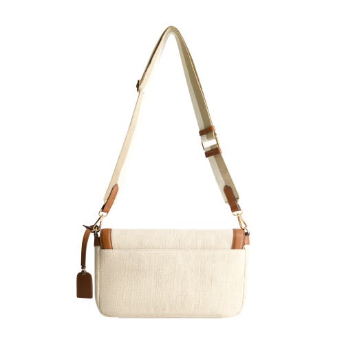 Tommy Bahama Lurex Linen Long Flap Crossbody