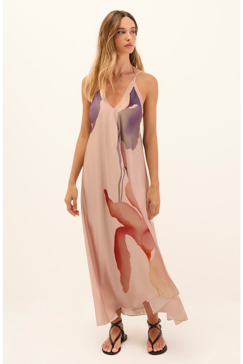 Ninny Floral Print Dress, Alternate, color, MULTI