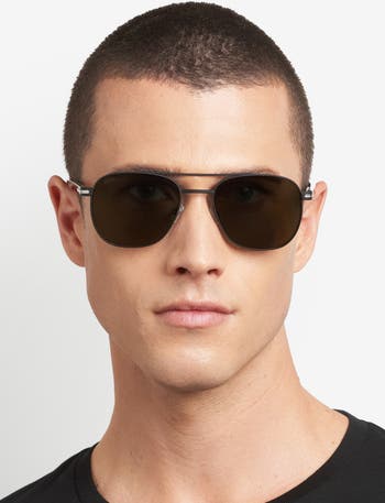 56mm Rectangular Sunglasses
