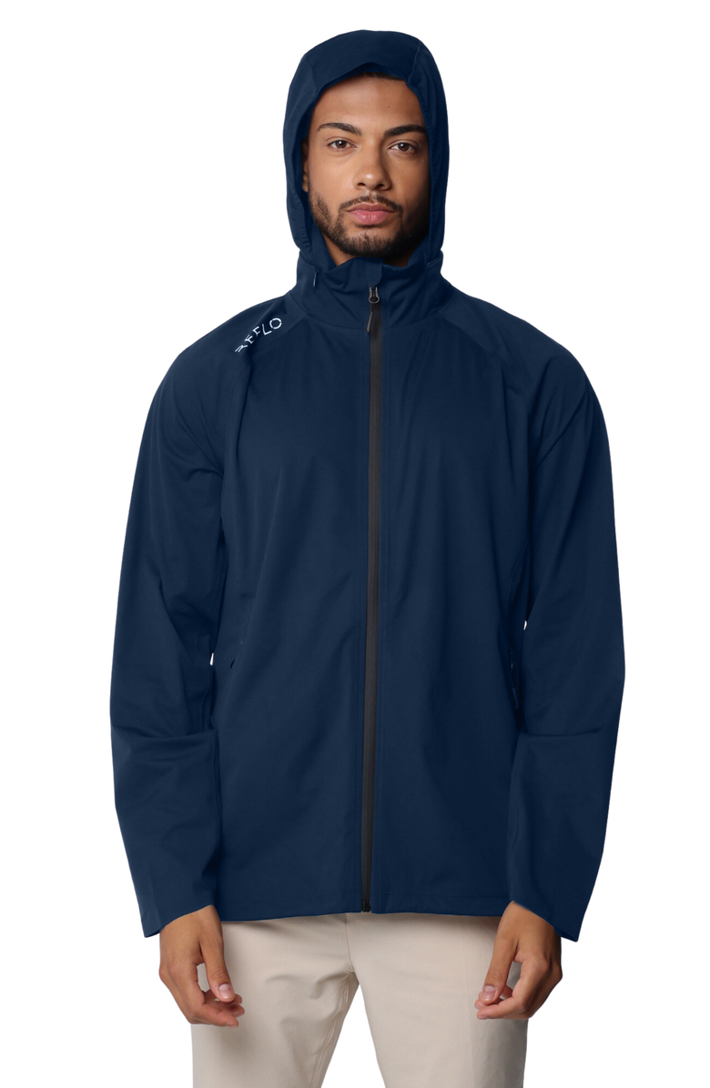 Reflo Evelix Waterproof Recyclable Jacket, Alternate, color, True Navy
