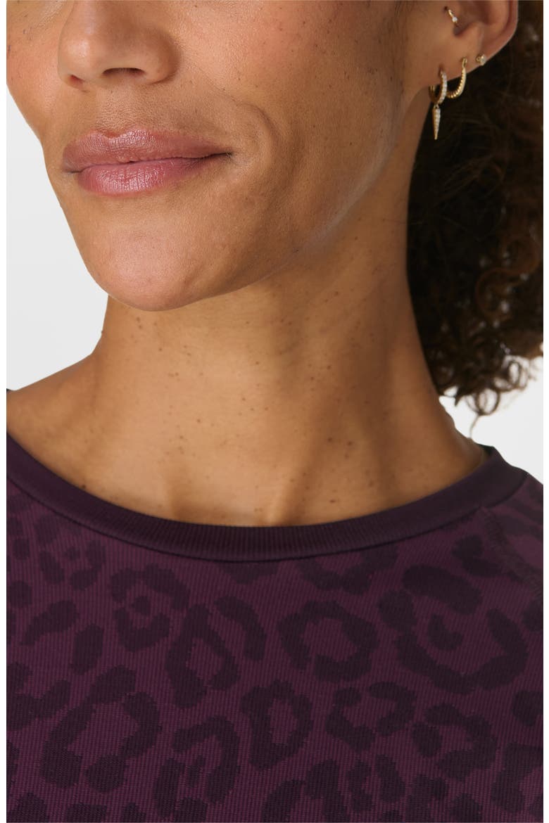 Animal Base Layer Top, Alternate, color, PURPLE LEO JACQUARD