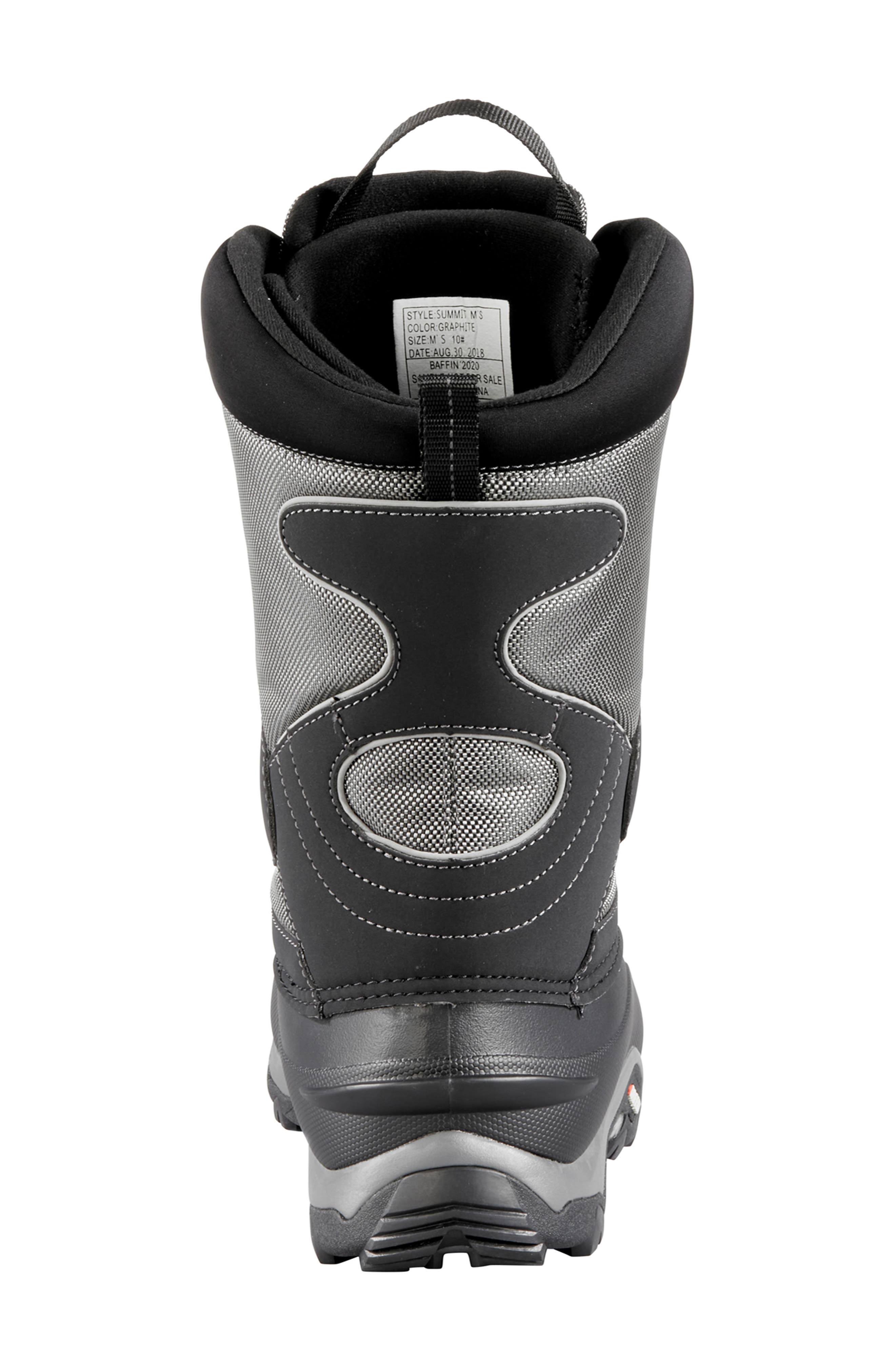 Summit Waterproof Snow Boot, Alternate, color, BLACK/ GREY