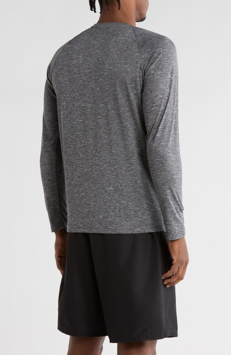 Nike Hydroguard Long Sleeve Swim Shirt, Alternate, color, Black