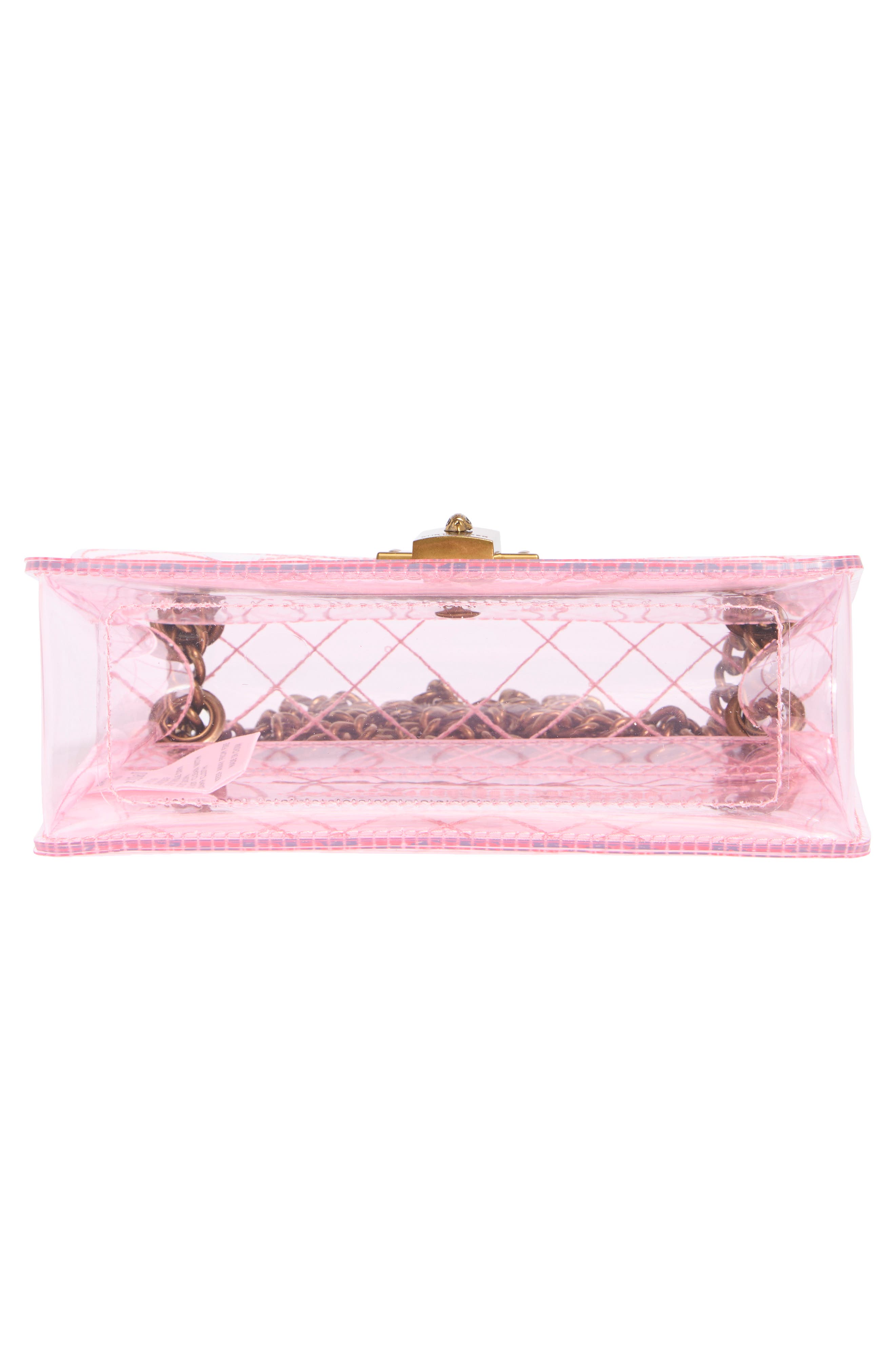 KG Kurt Geiger Mini Brixton Vinyl Convertible Shoulder Bag, Alternate, color, Light/ Pastel Pink