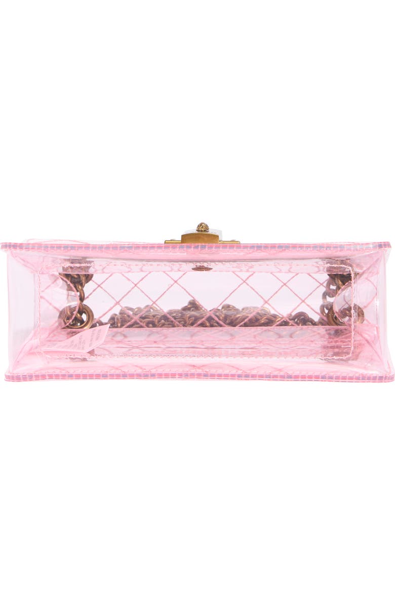 KG Kurt Geiger Mini Brixton Vinyl Convertible Shoulder Bag, Alternate, color, Light/ Pastel Pink