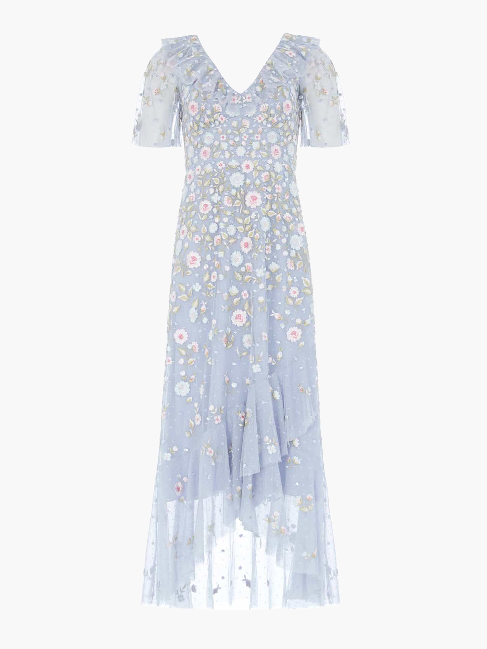 Ethereal Blooms Frill Ankle Gown - image 2