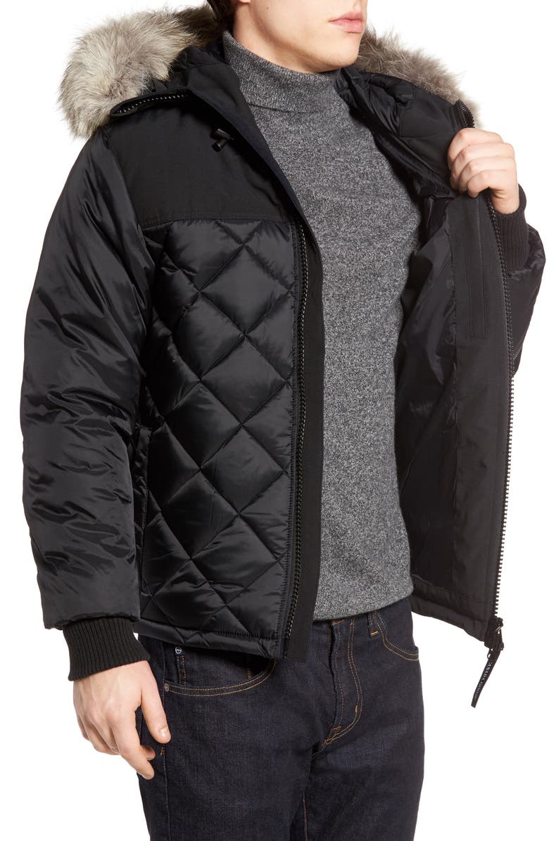 Canada Goose Pritchard Genuine Coyote Fur Trim Goose Down Parka, Alternate, color, 
