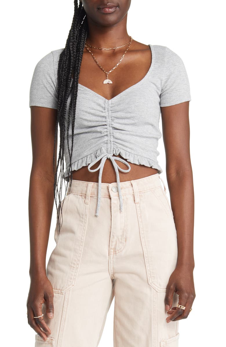 BP. Pointelle Knit Top, Main, color, 