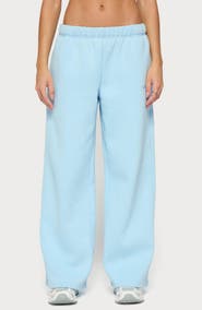 EDIKTED Basic Girl Wide Leg Sweatpants
