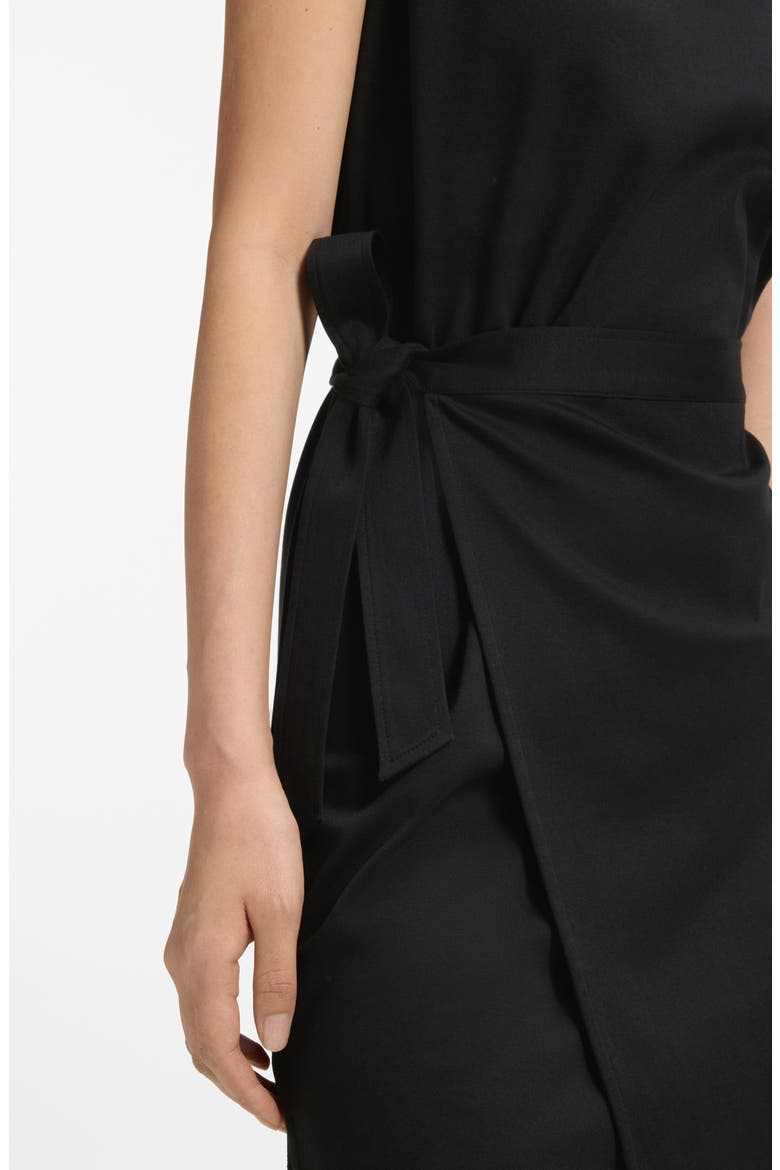 Emiaky Sleeveless Midi Dress, Alternate, color, BLACK