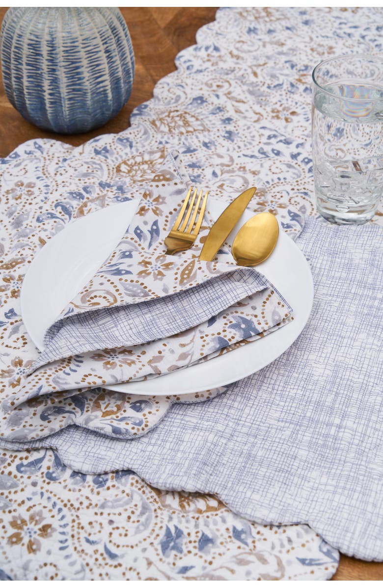 C&F Home Selma Placemats Set of 6, 13" x 19", Alternate, color, Yellow