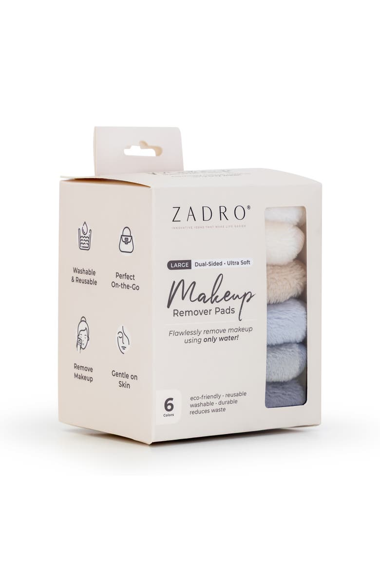 Makeup Remover Cloths, 6-Pack, Alternate, color, Neutral